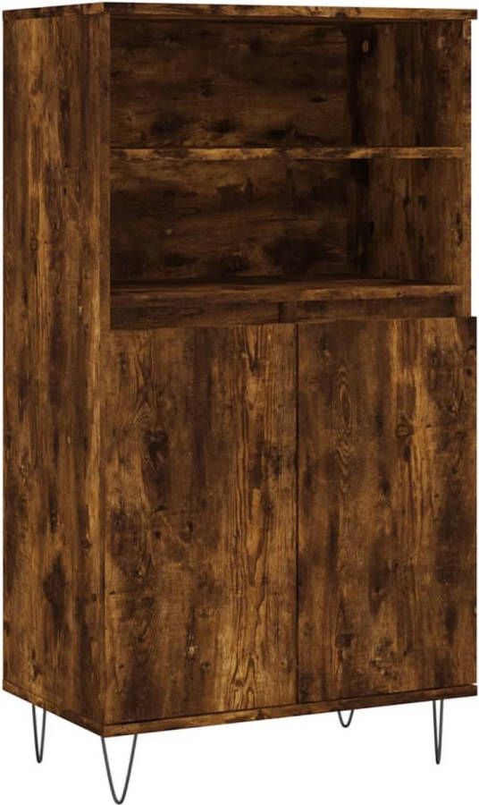 VidaXL -Hoge-kast-60x36x110-cm-bewerkt-hout-gerookt-eikenkleurig