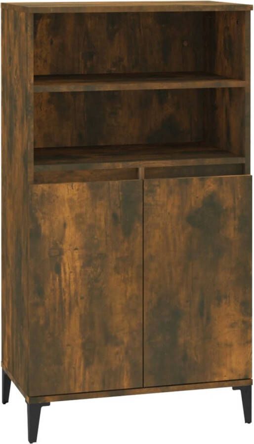 VidaXL -Hoge-kast-60x36x110-cm-bewerkt-hout-gerookt-eikenkleurig