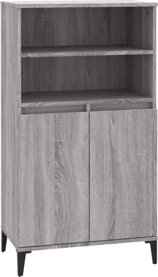 VidaXL -Hoge-kast-60x36x110-cm-bewerkt-hout-grijs-sonoma-eikenkleurig