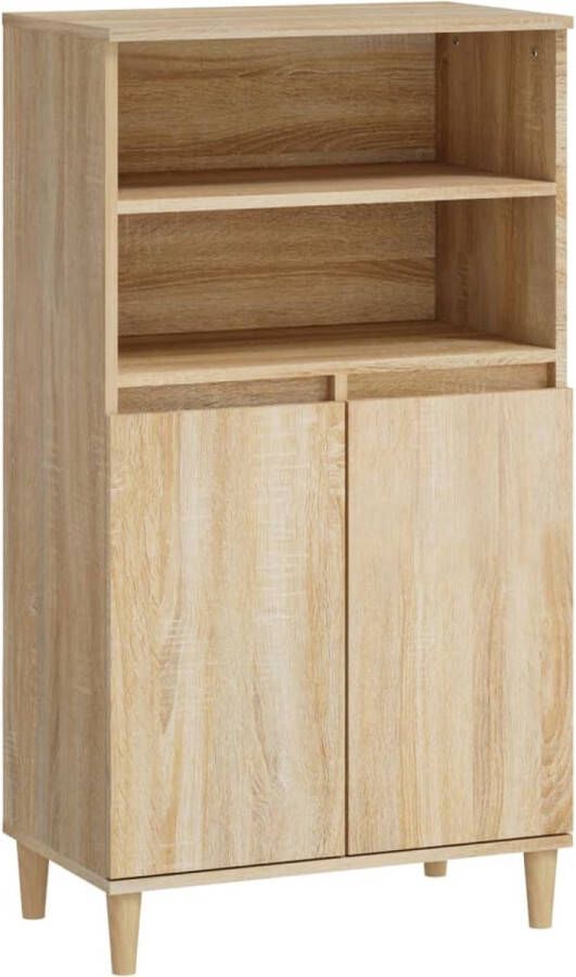 VidaXL -Hoge-kast-60x36x110-cm-bewerkt-hout-sonoma-eikenkleurig - Foto 3