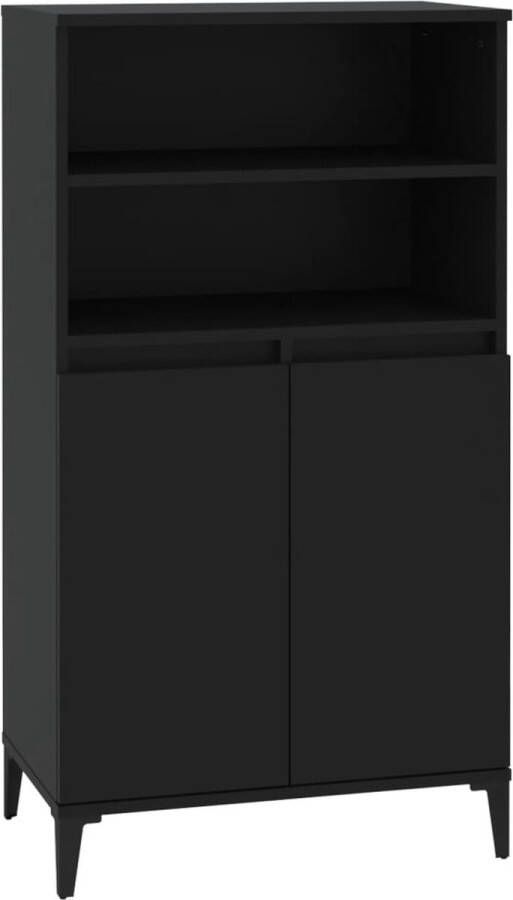 VidaXL -Hoge-kast-60x36x110-cm-bewerkt-hout-zwart