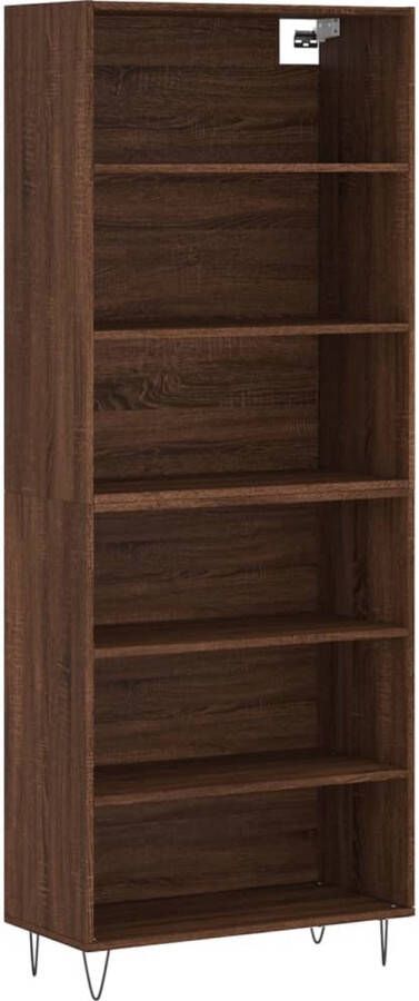 VidaXL -Hoge-kast-69 5x32 5x180-cm-bewerkt-hout-bruineikenkleurig - Foto 7