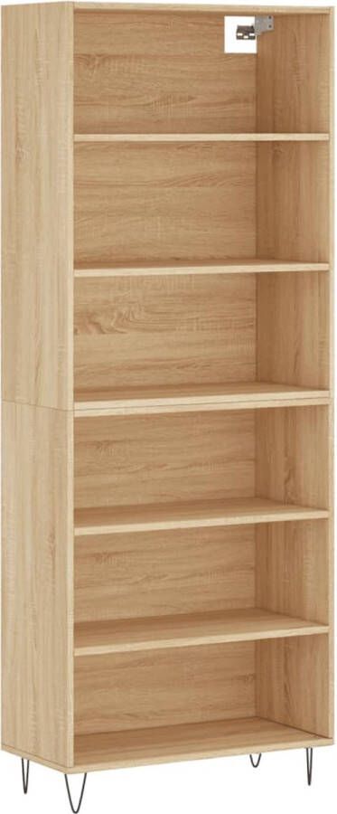 VidaXL -Hoge-kast-69 5x32 5x180-cm-bewerkt-hout-sonoma-eikenkleurig - Foto 5