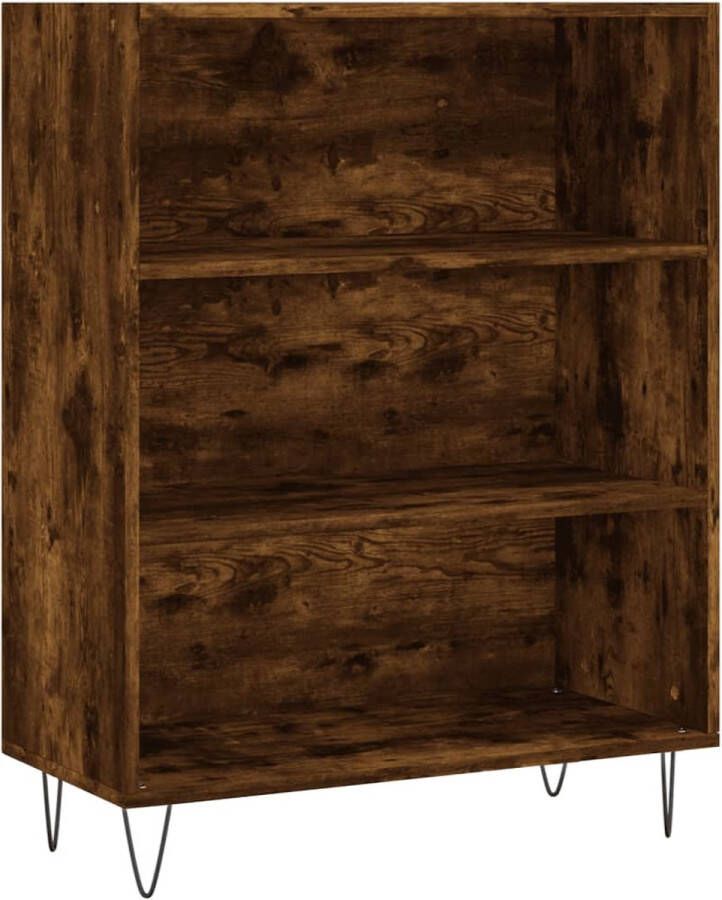 VidaXL -Hoge-kast-69 5x34x180-cm-bewerkt-hout-gerookt-eikenkleurig - Foto 14