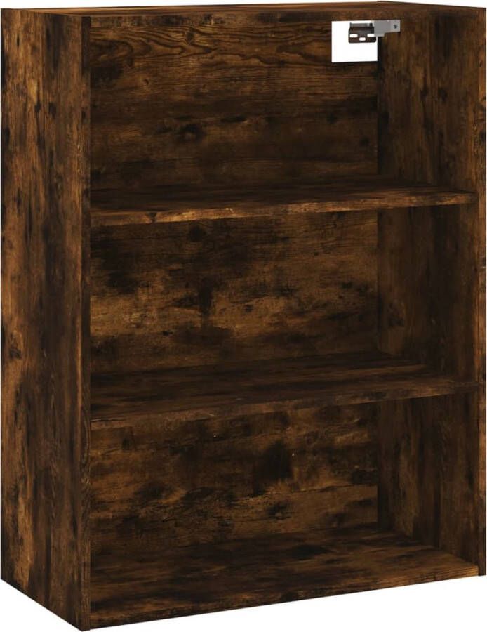 VidaXL -Hoge-kast-69 5x34x180-cm-bewerkt-hout-gerookt-eikenkleurig - Foto 3