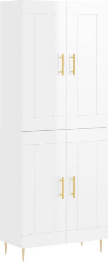 VidaXL -Hoge-kast-69 5x34x180-cm-bewerkt-hout-hoogglans-wit - Foto 16