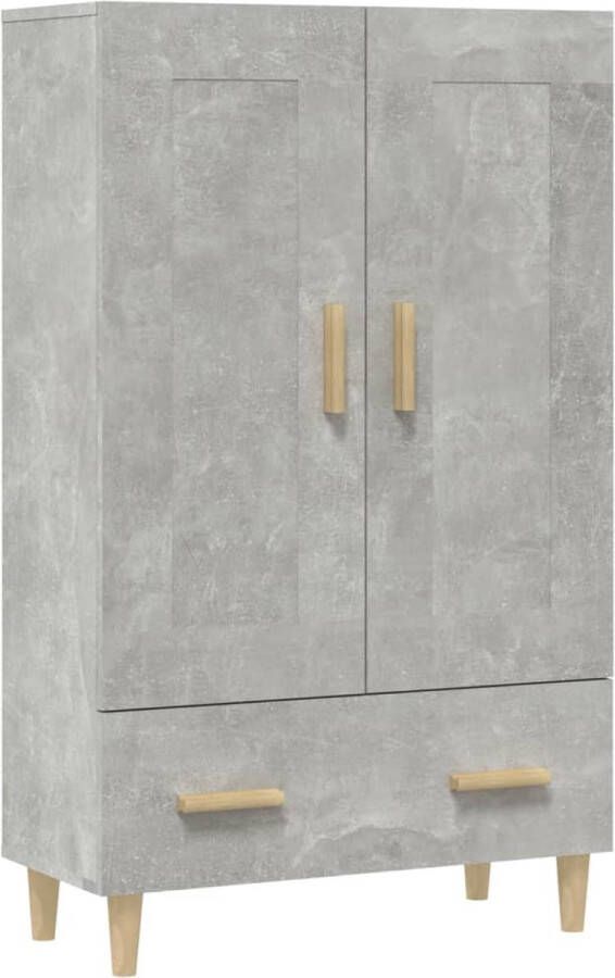 VidaXL -Hoge-kast-70x31x115-cm-bewerkt-hout-betongrijs - Foto 2