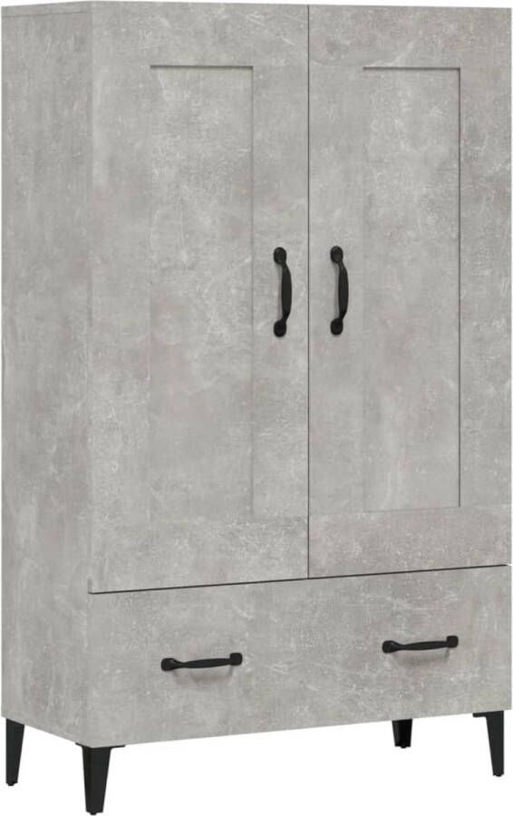 VidaXL -Hoge-kast-70x31x115-cm-bewerkt-hout-betongrijs - Foto 2