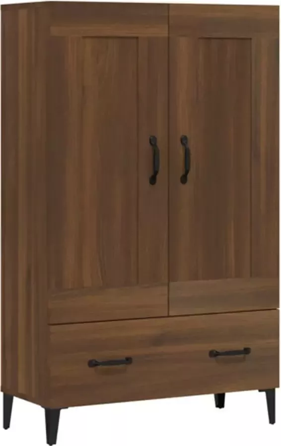VidaXL -Hoge-kast-70x31x115-cm-bewerkt-hout-bruineikenkleurig - Foto 6