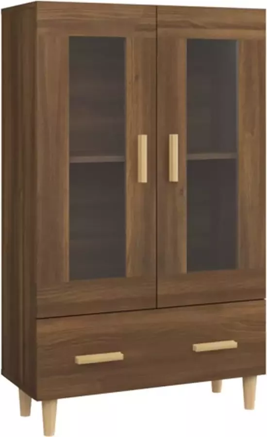 VidaXL -Hoge-kast-70x31x115-cm-bewerkt-hout-bruineikenkleurig - Foto 4