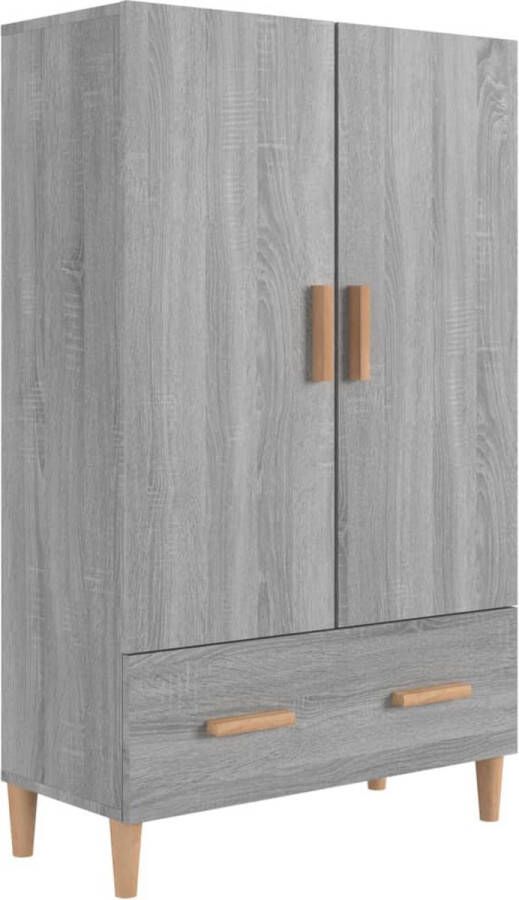 VidaXL -Hoge-kast-70x31x115-cm-bewerkt-hout-grijs-sonoma-eikenkleurig - Foto 2