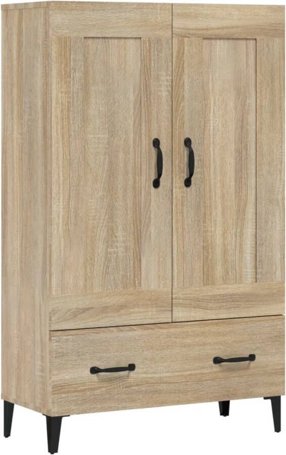 VidaXL -Hoge-kast-70x31x115-cm-bewerkt-hout-sonoma-eikenkleurig - Foto 4