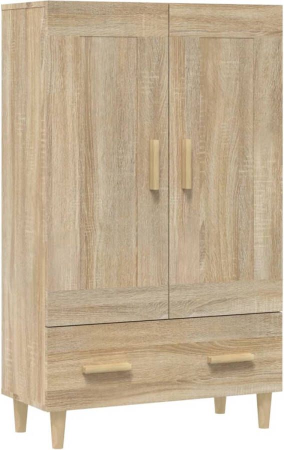 VidaXL -Hoge-kast-70x31x115-cm-bewerkt-hout-sonoma-eikenkleurig - Foto 3