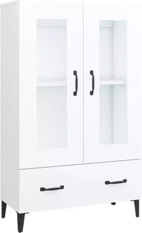 VidaXL -Hoge-kast-70x31x115-cm-bewerkt-hout-wit - Foto 5