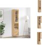 VidaXL Hoge Kast Sonoma Eiken 34.5 x 34 x 180 cm Duurzaam Materiaal Keukenkast - Thumbnail 1