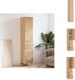 VidaXL Hoge Kast Sonoma Eiken 34.5 x 34 x 180 cm Duurzaam Materiaal Keukenkast - Thumbnail 2