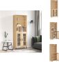 VidaXL Hoge kast Sonoma eiken 69.5 x 34 x 180 cm Duurzaam hout Keukenkast - Thumbnail 3