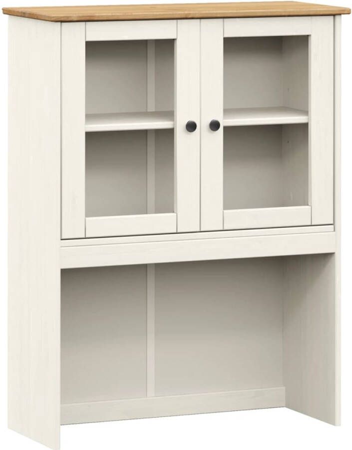 VidaXL -Hoge-kast-VIGO-78x40x175-cm-massief-grenenhout-wit - Foto 2