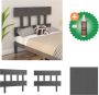 VidaXL Hoofdbord 103-5x3x81 cm massief grenenhout grijs Bedonderdeel Inclusief Houtreiniger en verfrisser - Thumbnail 1