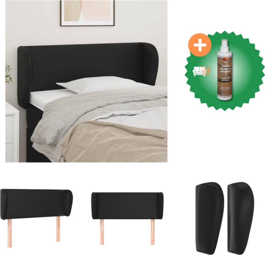 VidaXL Hoofdbord Bed Accessoires 103 x 23 x 78 88 cm Duurzaam kunstleer Bedonderdeel Inclusief Houtreiniger en verfrisser