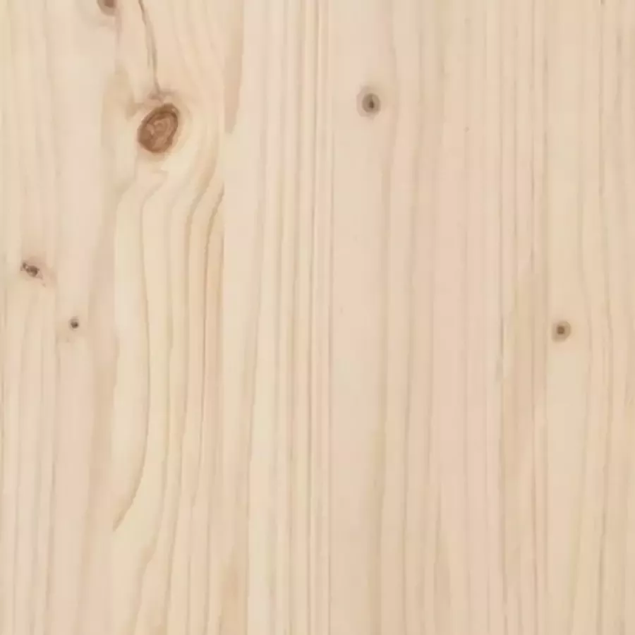 VIDAXL Hoofdbord 140 5x4x100 cm massief grenenhout