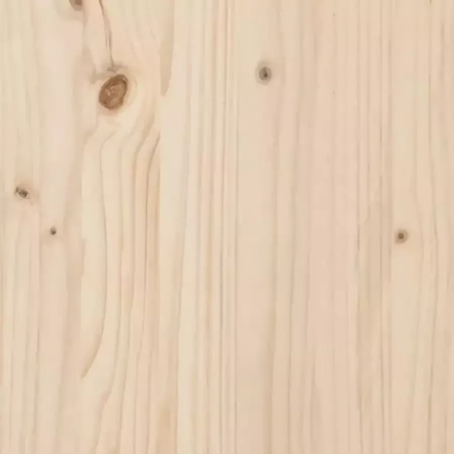 VIDAXL Hoofdbord 186x4x100 cm massief grenenhout - Foto 1