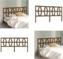 VidaXL Hoofdbord 186x4x100 cm massief grenenhout honingbruin Hoofdbord Hoofdborden Hoofdeinde Houten Hoofdbord - Thumbnail 2