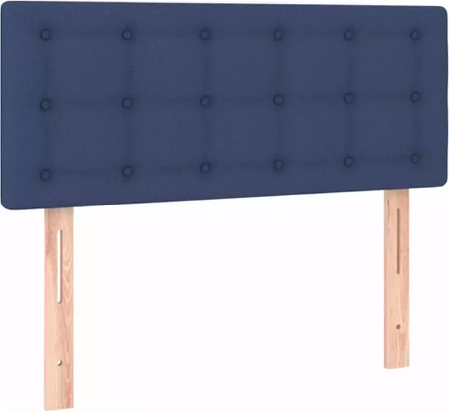 VIDAXL Hoofdbord 80x5x78 88 cm stof blauw - Foto 5