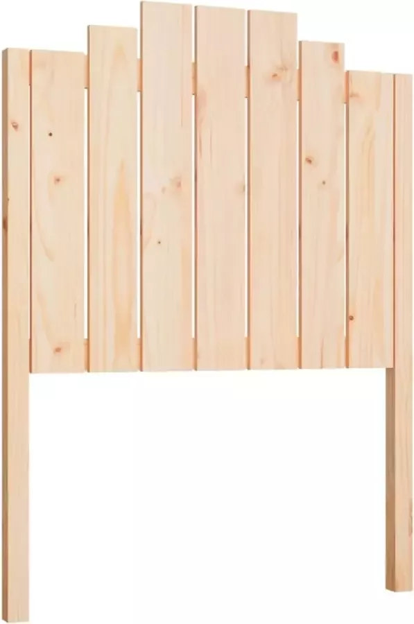 VIDAXL Hoofdbord 81x4x110 cm massief grenenhout - Foto 4