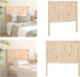 VidaXL Hoofdbord 95-5x4x100 cm massief grenenhout Hoofdbord Hoofdborden Hoofdeinde Houten Hoofdbord - Thumbnail 1