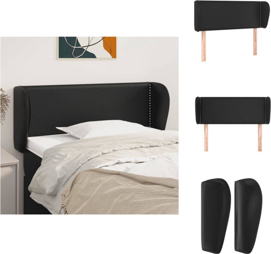 VidaXL Hoofdbord Bed Accessoires 103 x 23 x 78 88 cm Duurzaam kunstleer Bedonderdeel