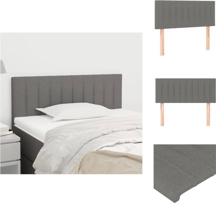 vidaXL Hoofdbord Bedaccessoires 90x5x78 88 cm Comfortabele en duurzame stoffen bekleding Bedonderdeel