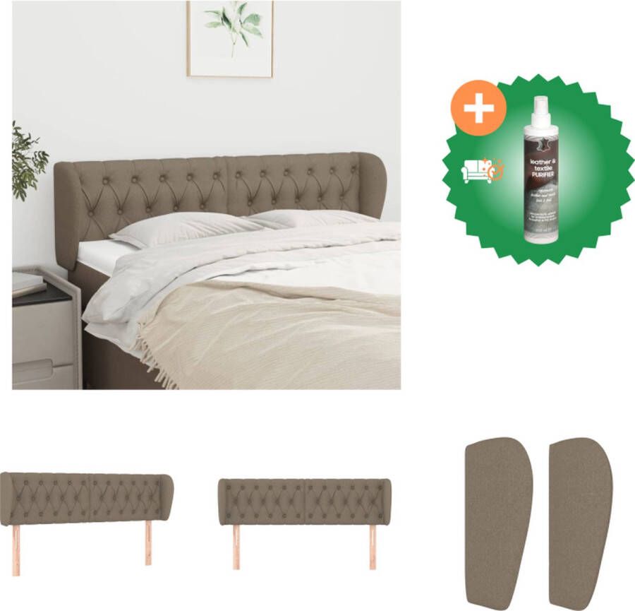 VidaXL Hoofdeind Bedombouw 147 x 23 x 78 88 cm Duurzaam en comfortabel Bedonderdeel Inclusief Reiniger