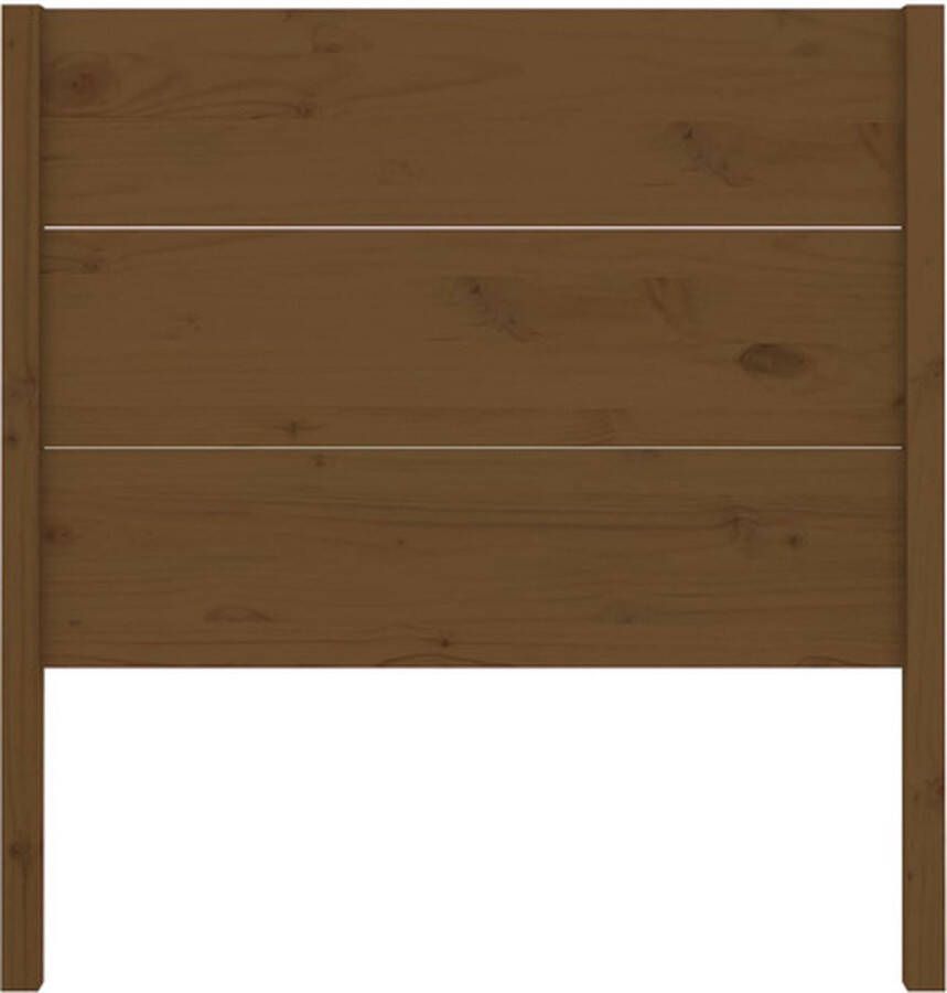 VidaXL Houten Hoofdeinde Klassieke Uitstraling Hoogwaardig Grenenhout Geschikt voor Bed zonder Hoofdeinde Afmetingen 81 x 4 x 100 cm Bedonderdeel Inclusief Houtreiniger en verfrisser - Foto 9