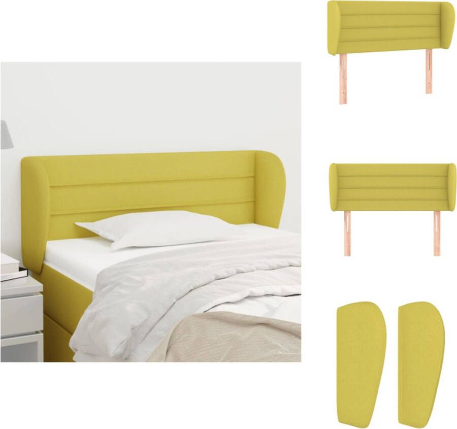 VidaXL Hoofdbord Groen 83x23x78 88 cm Duurzaam materiaal Bedonderdeel