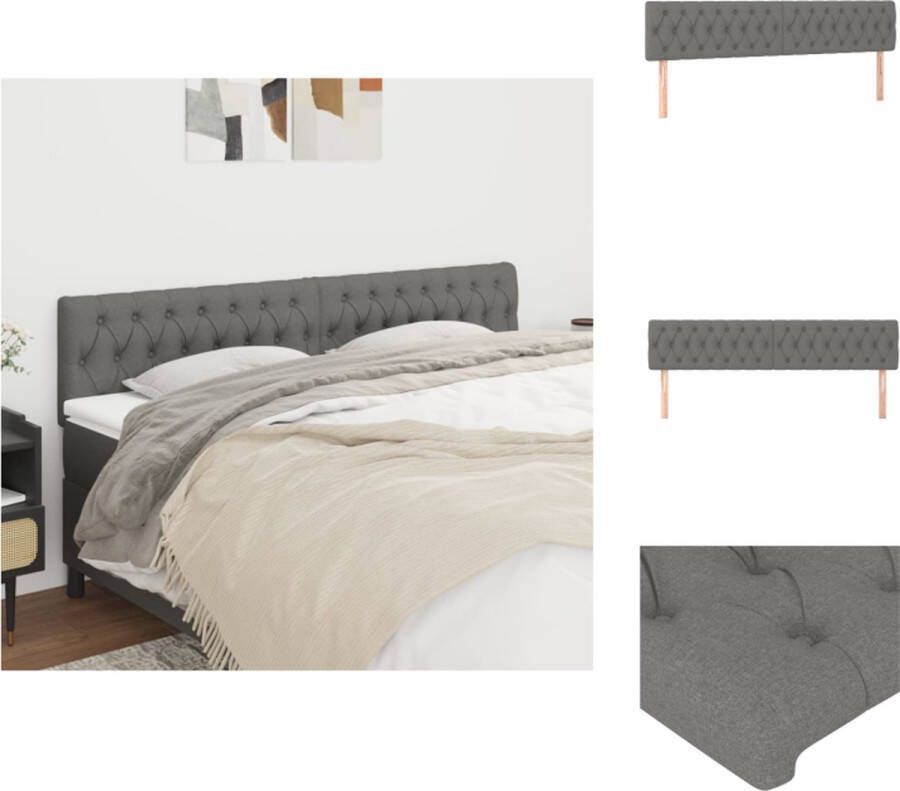 VidaXL Hoofdbord Klassiek Bedaccessoires 180 x 7 x 78 88 cm Duurzaam en comfortabel Bedonderdeel