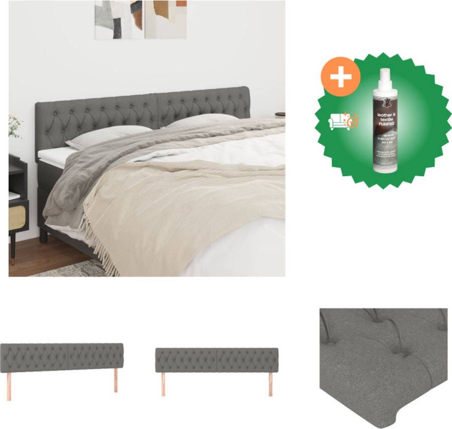 VidaXL Hoofdbord Klassiek Bedaccessoires 180 x 7 x 78 88 cm Duurzaam en comfortabel Bedonderdeel Inclusief Reiniger - Foto 2