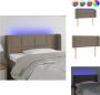 VidaXL Hoofdbord LED 103 x 16 x 78 88 cm verstelbaar Bedonderdeel - Thumbnail 1