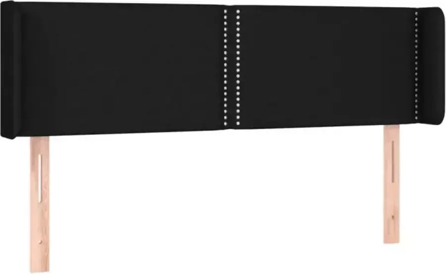 VIDAXL Hoofdbord LED 147x16x78 88 cm stof zwart - Foto 3