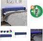 VidaXL Hoofdbord LED Verstelbare hoogte Comfortabele ondersteuning Snijdbare LED-strip Kleur- blauw Afmetingen- 203 x 16 x 78 88 cm Bedonderdeel Inclusief Reiniger - Thumbnail 1