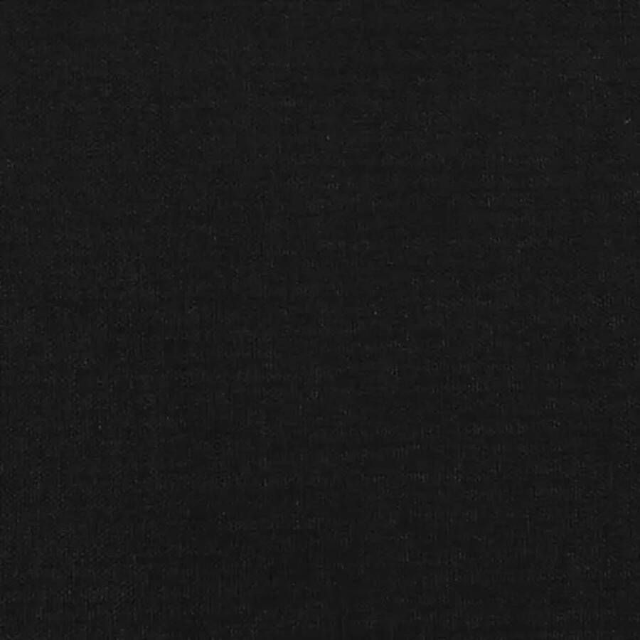 VIDAXL Hoofdbord met randen 147x16x118 128 cm stof zwart - Foto 3