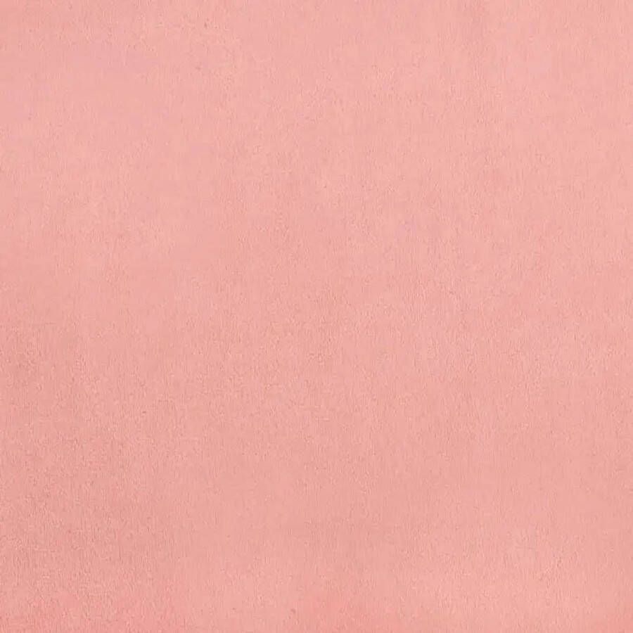 VIDAXL Hoofdbord met randen 83x23x78 88 cm fluweel roze - Foto 2