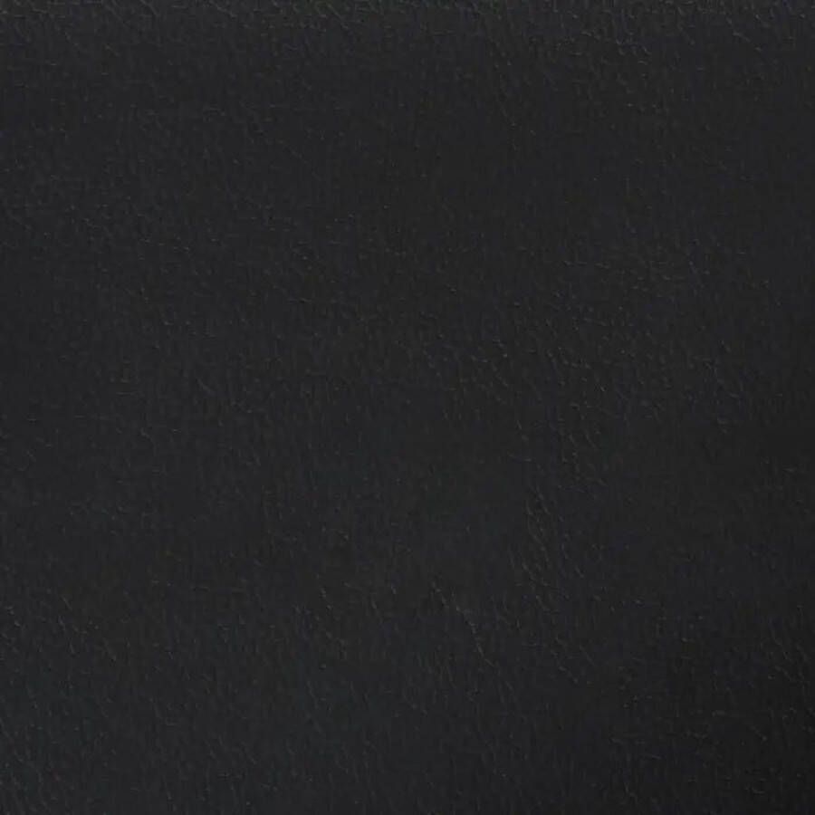 VidaXL Hoofdbord met randen 93x23x118 128 cm kunstleer zwart - Foto 3