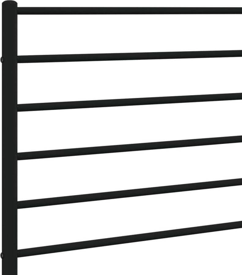 VidaXL Vervangend hoofdbord metaal zwart 80 cm - Foto 5