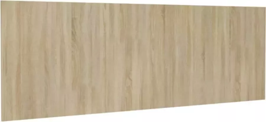 VIDAXL Hoofdbord wandmodel 240x1 5x80 cm bewerkt hout sonoma eiken - Foto 4