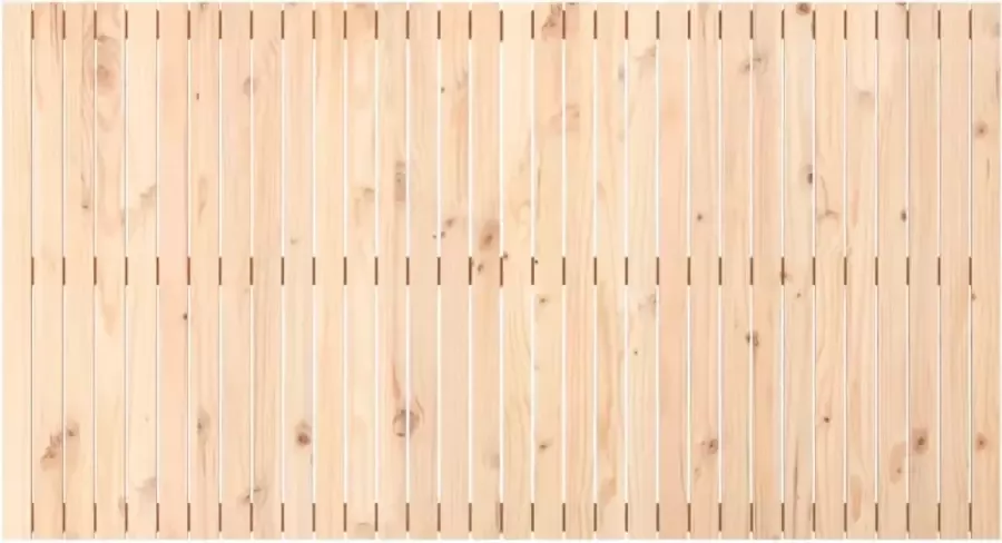 VIDAXL Hoofdbord wandmontage 204x3x110 cm massief grenenhout - Foto 2