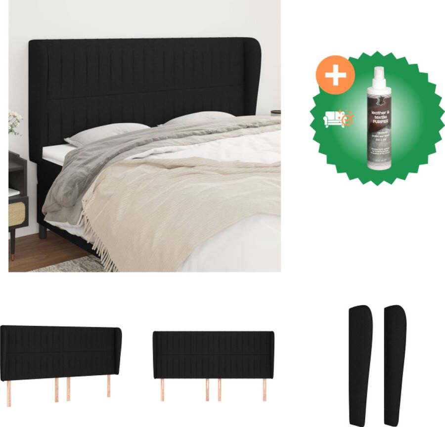 VidaXL Hoofdbord Trendy Bedaccessoires 183 x 23 x 118 128 cm + Montagehandleiding Bedonderdeel Inclusief Reiniger