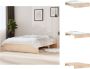 VidaXL Houten Bedframe Bedden 140 x 200 cm Massief Grenenhout Bed - Thumbnail 1