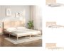 VidaXL Houten Bedframe Grenenhout 205.5 x 205.5 x 31 cm Geschikt voor 200 x 200 cm matras Massief stevig en comfortabel Bed - Thumbnail 1