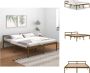 VidaXL Houten Bedframe Moderne Slaapkamer 180x200 cm Honingbruin Bed - Thumbnail 1